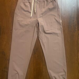 Vuori women’s miles jogger pants size extra small XS mauve oregano stretch yoga